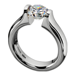 Diamond tension ring